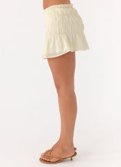 Ellia Mini Skirt - Ivory