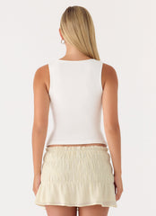 Ellia Mini Skirt - Ivory