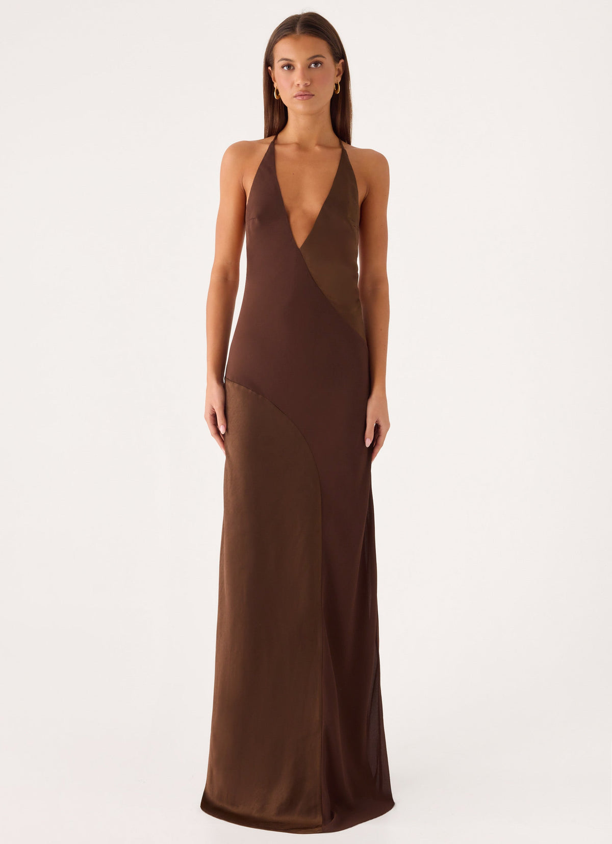 Ellopez Maxi Dress - Chocolate