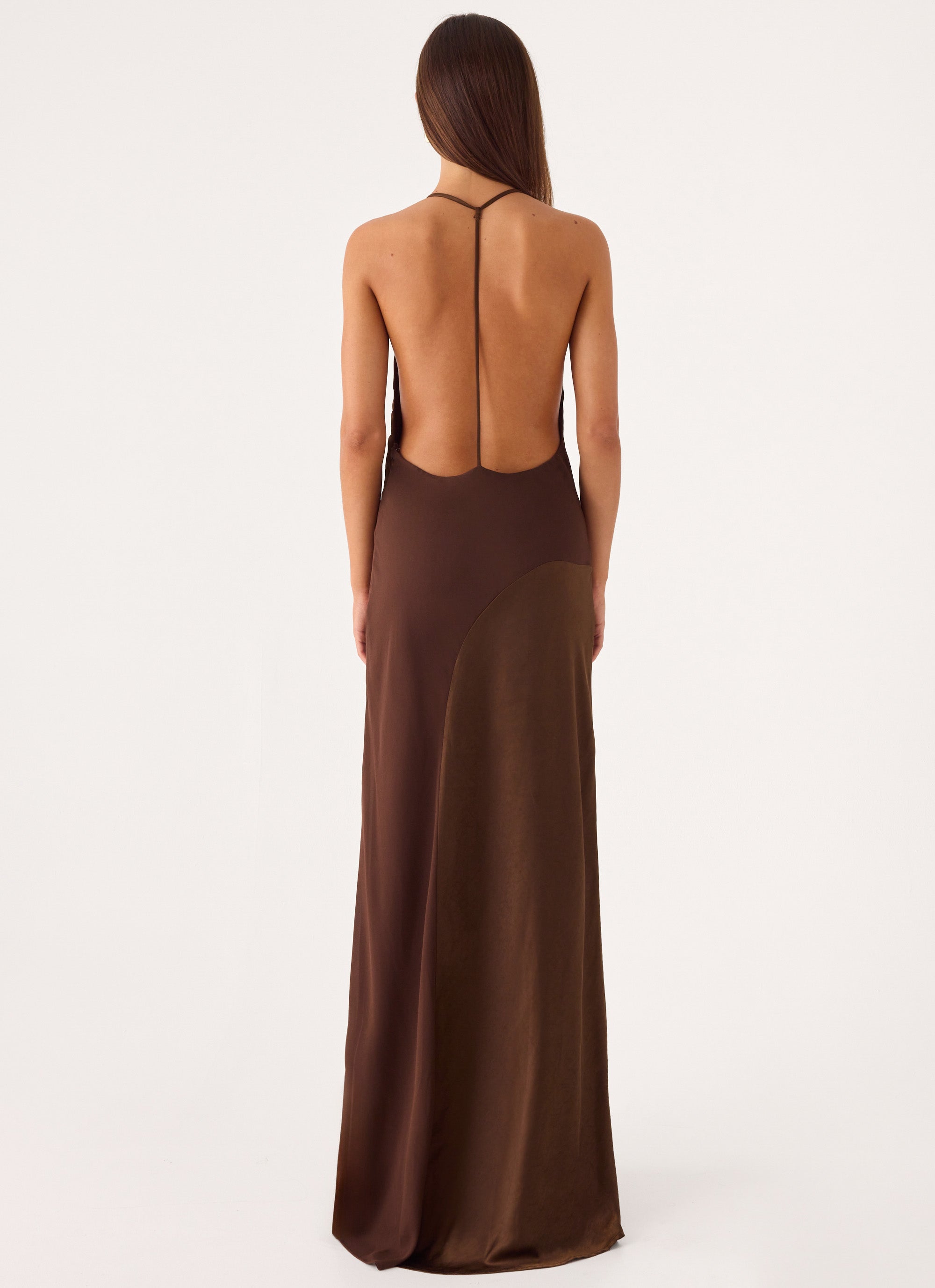 Ellopez Maxi Dress - Chocolate