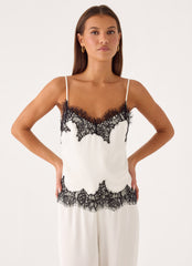 Ellora Cami Top - Cream