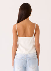 Ellora Cami Top - Ivory