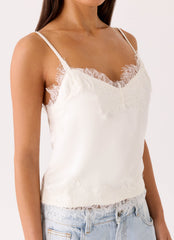 Ellora Cami Top - Ivory
