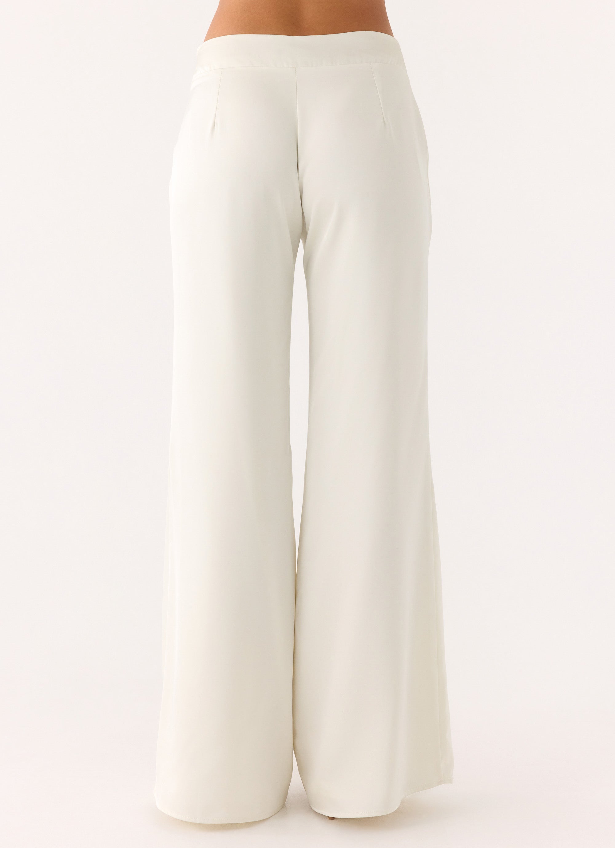 Elmah Low Rise Pants - White