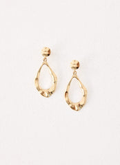 Ember Glow Earrings - Gold