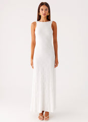 Embrace The Sun Maxi Dress - White