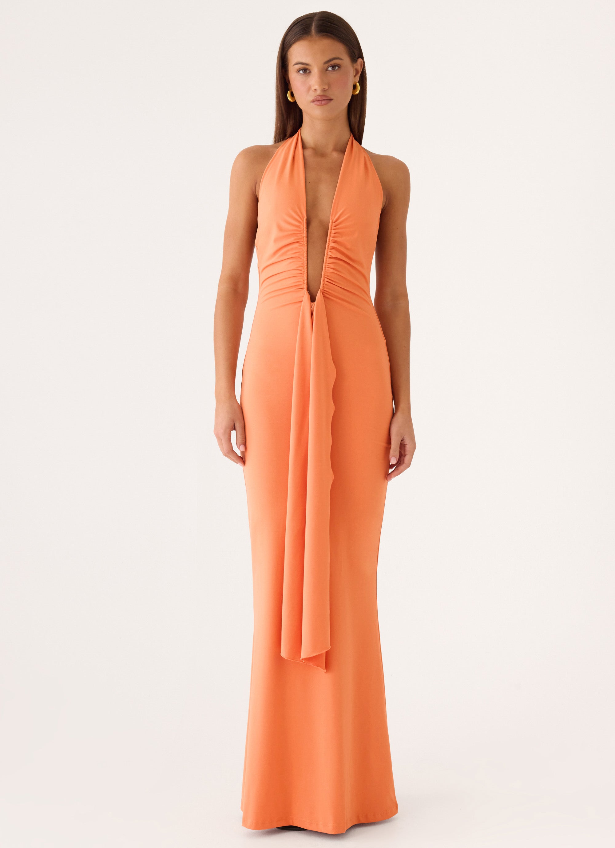 Emiliana Maxi Dress - Apricot
