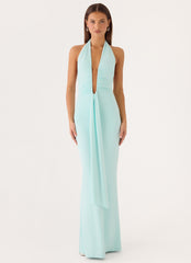 Emiliana Maxi Dress - Aqua