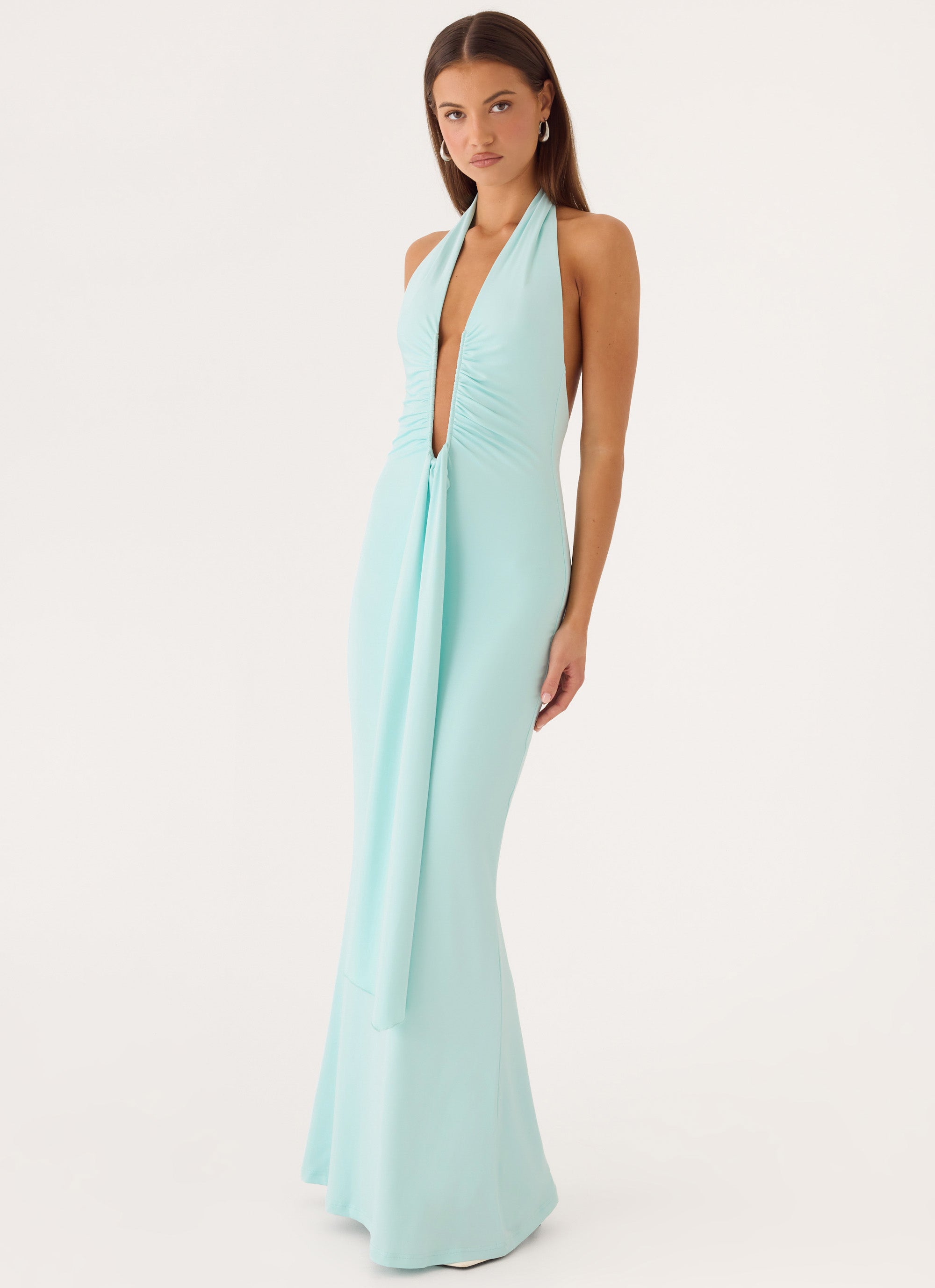 Emiliana Maxi Dress - Aqua
