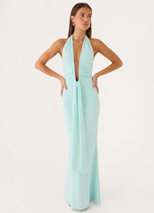 Emiliana Maxi Dress - Aqua
