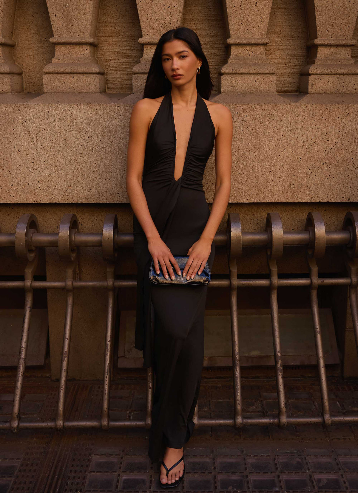 Emiliana Maxi Dress - Black