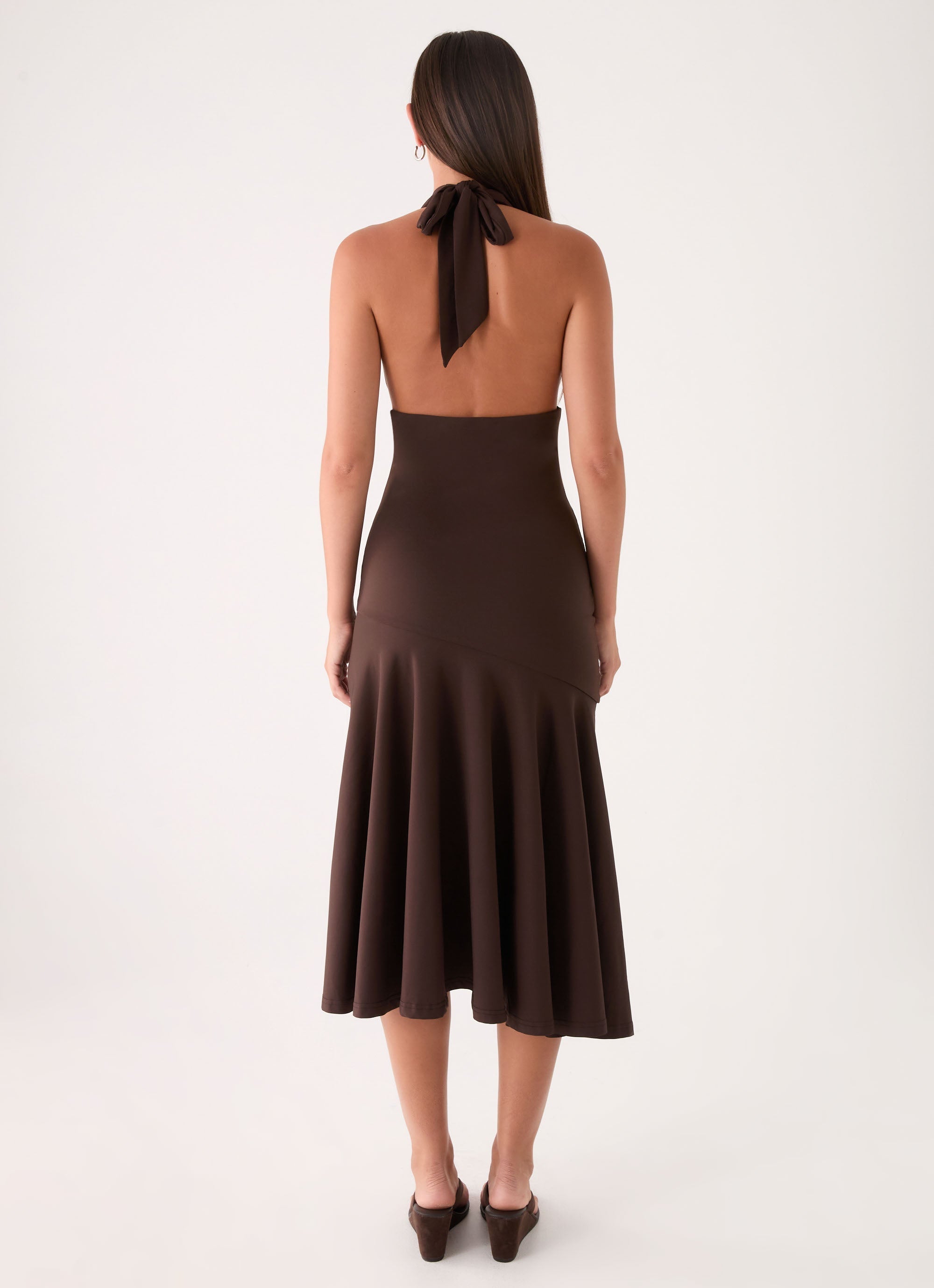 Enyah Midi Dress - Chocolate