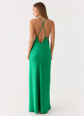 Esmeray Maxi Dress - Emerald Green