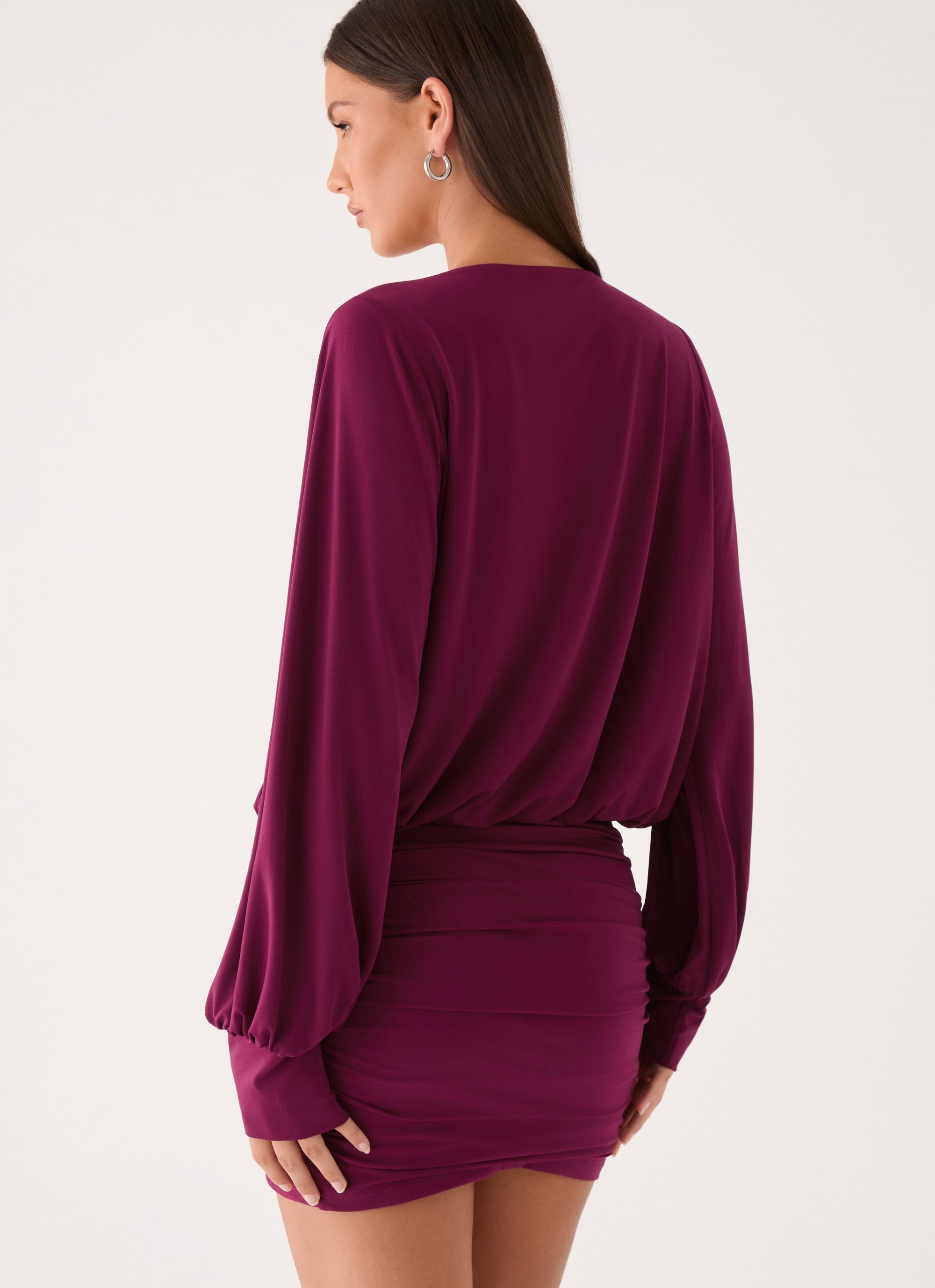 Ettah Long Sleeve Top - Plum