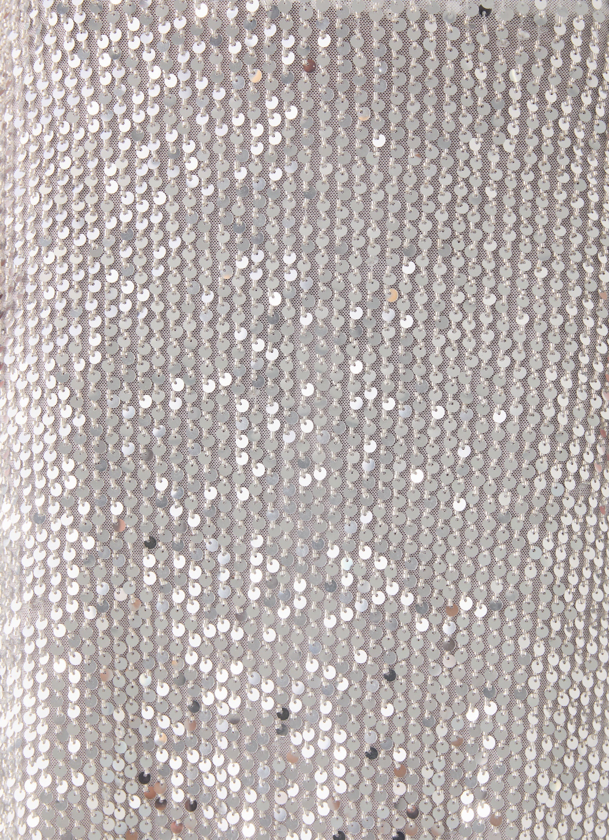 Evodia Sequin Tank Top - Silver