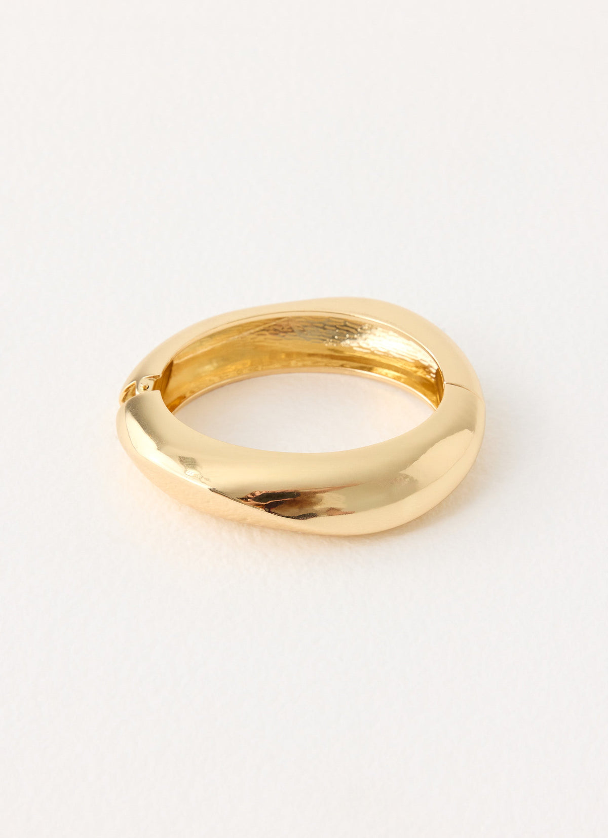 Faded Bloom Bangle - Gold
