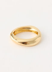 Faded Bloom Bangle - Gold