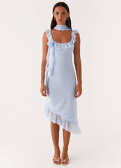 Fariday Midi Dress - Blue