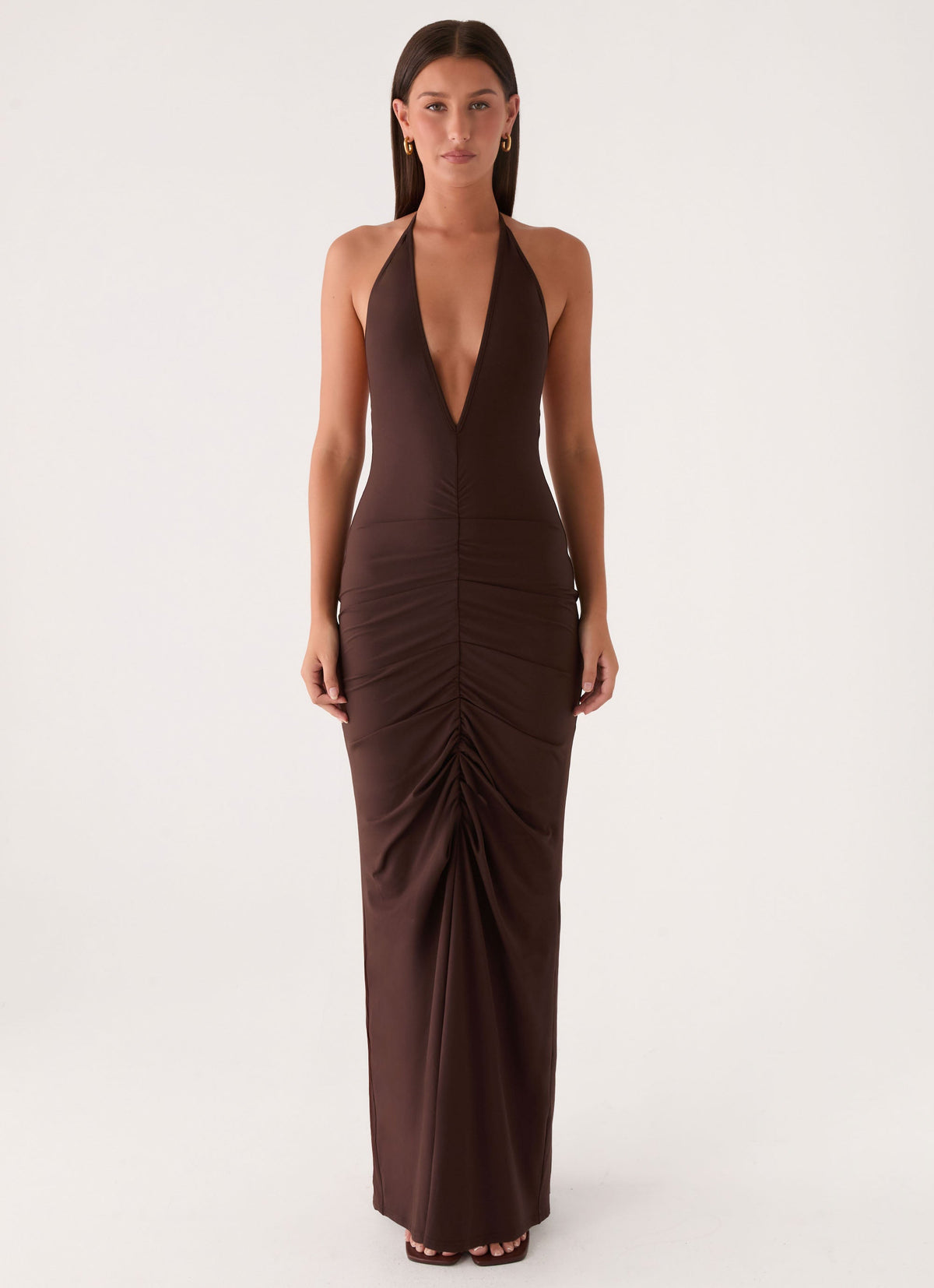 Feel My Rhythm Maxi Dress - Rose Taupe