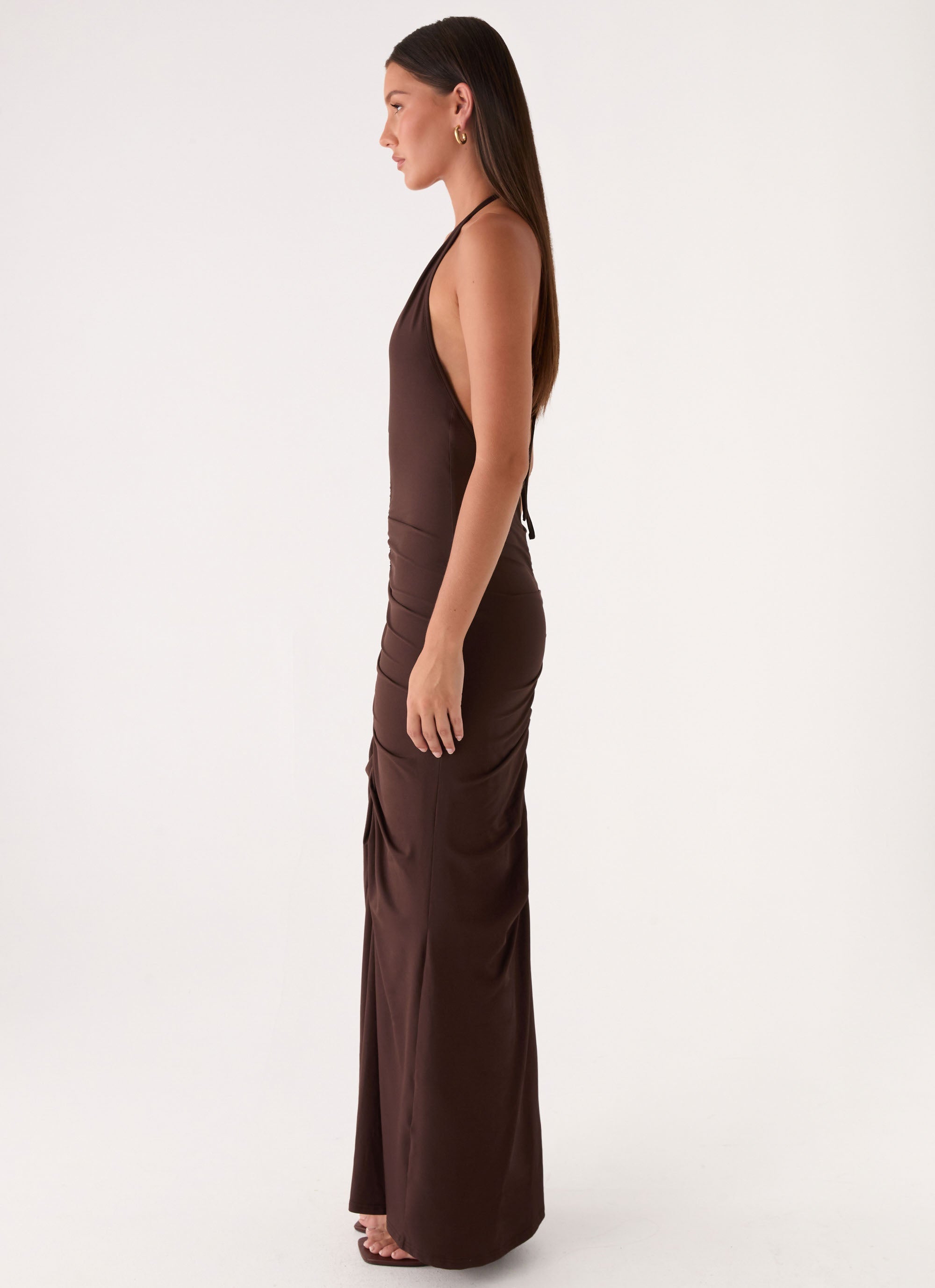Feel My Rhythm Maxi Dress - Rose Taupe