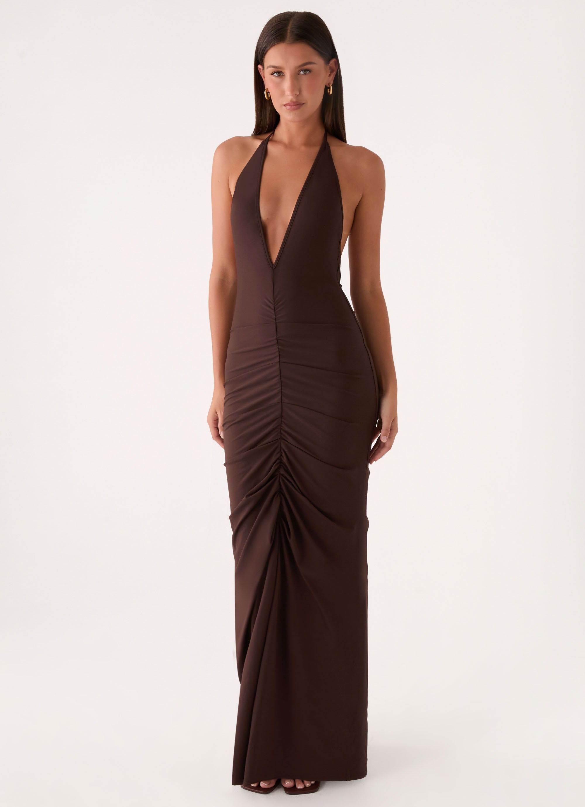 Feel My Rhythm Maxi Dress - Rose Taupe