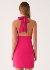 Feyric Mini Dress - Fuchsia