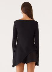 Figure It Out Top - Black