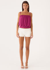 Final Touch Top - Plum