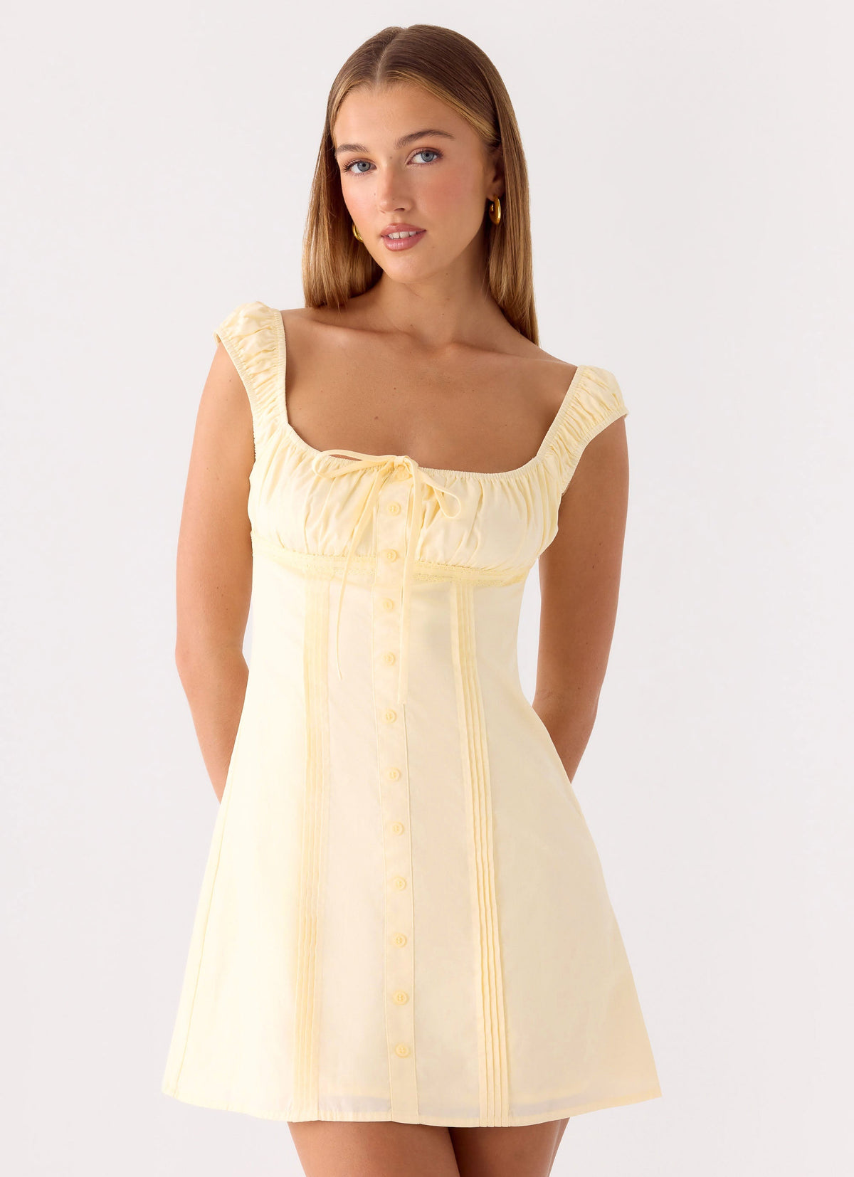 Fornarina Mini Dress - Lemon