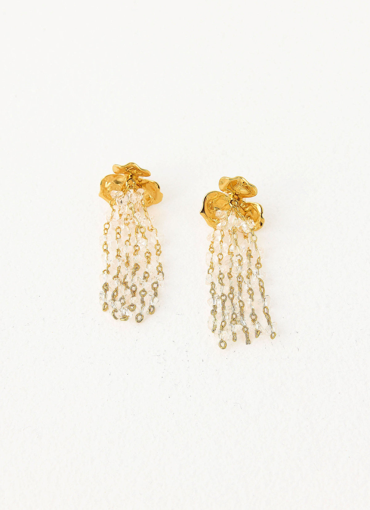Golden Bloom Earrings - Gold