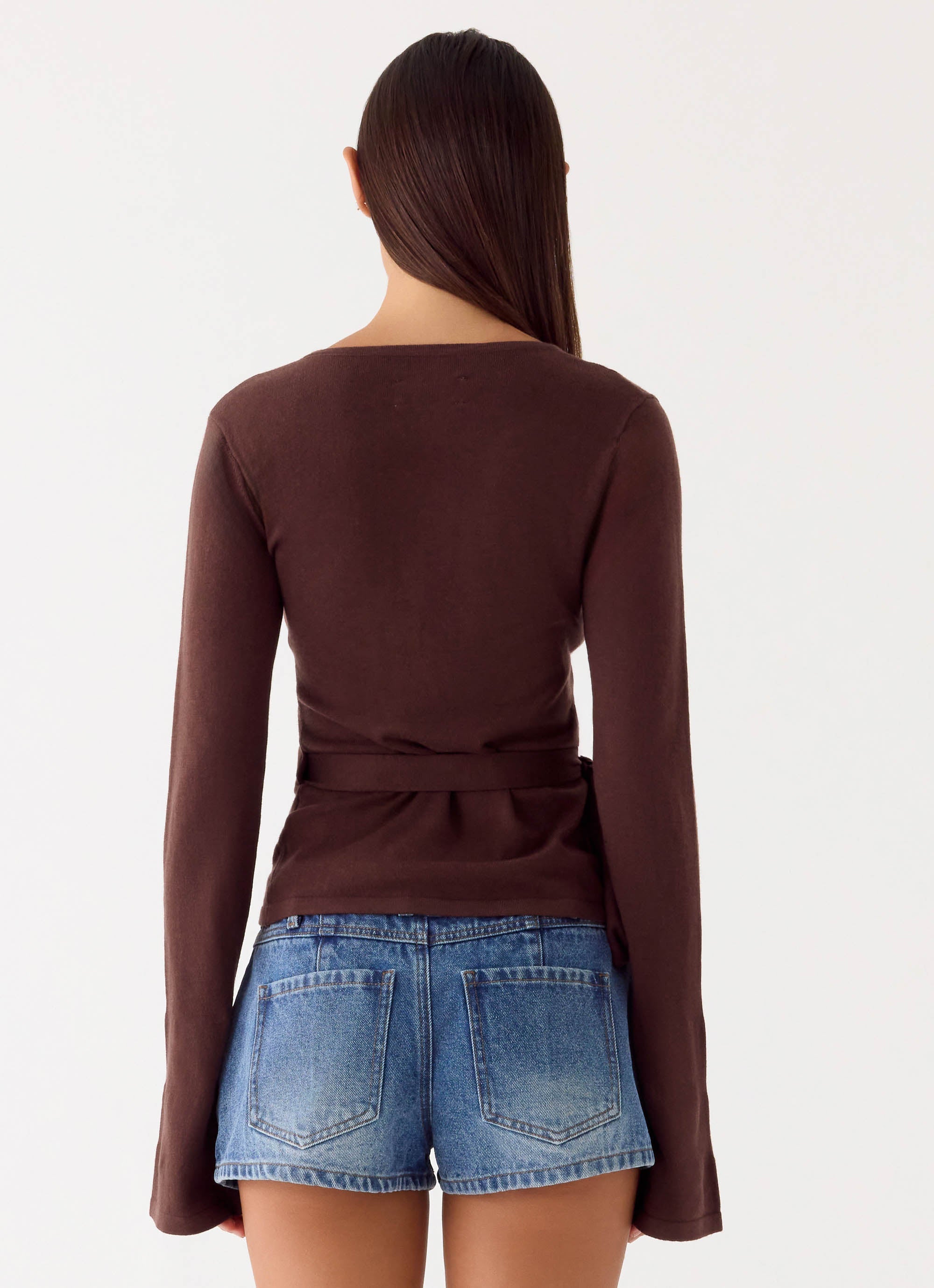 Halo Knit Top - Chocolate