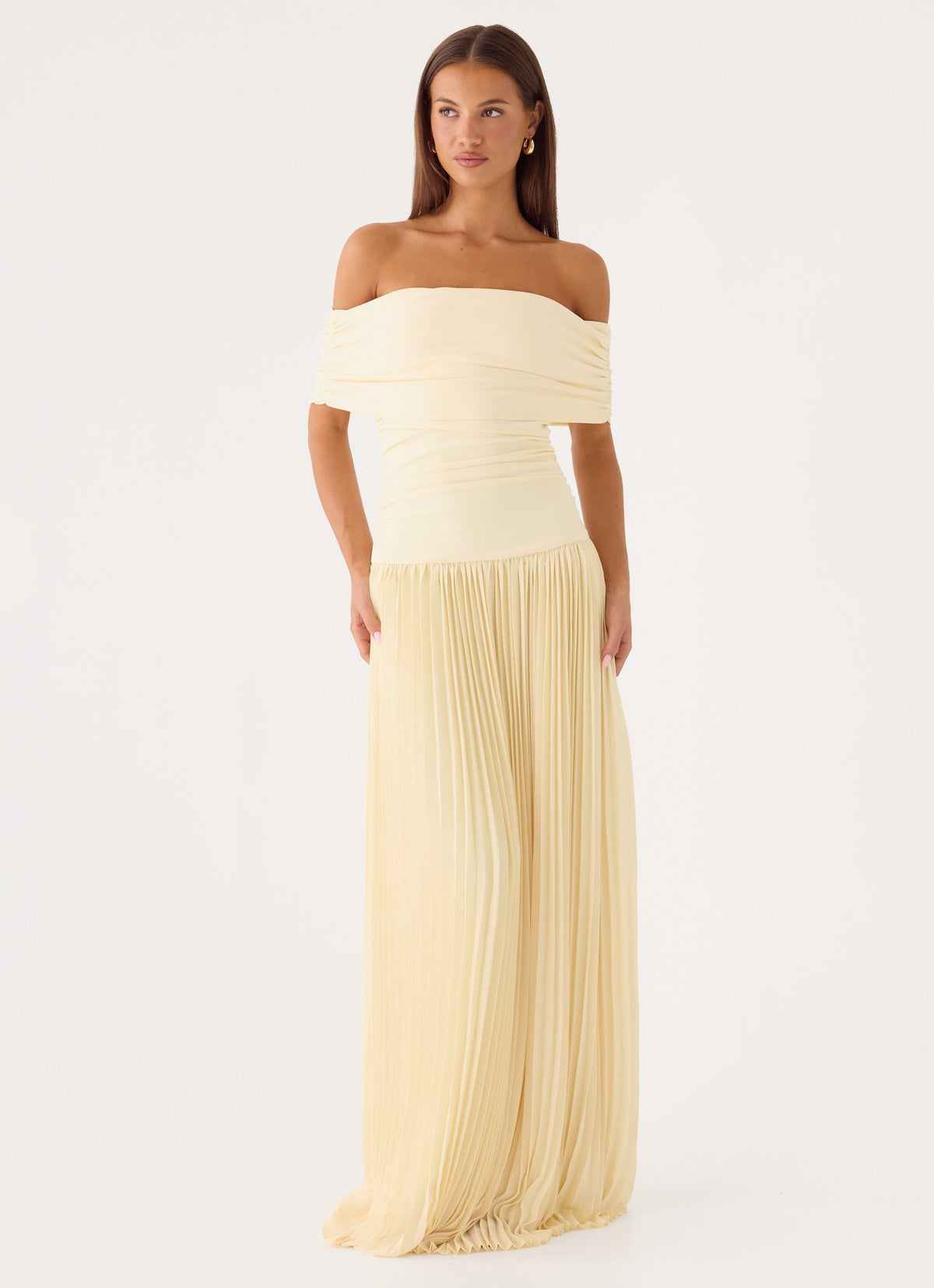 Harvest Sky Maxi Dress - Baby Yellow