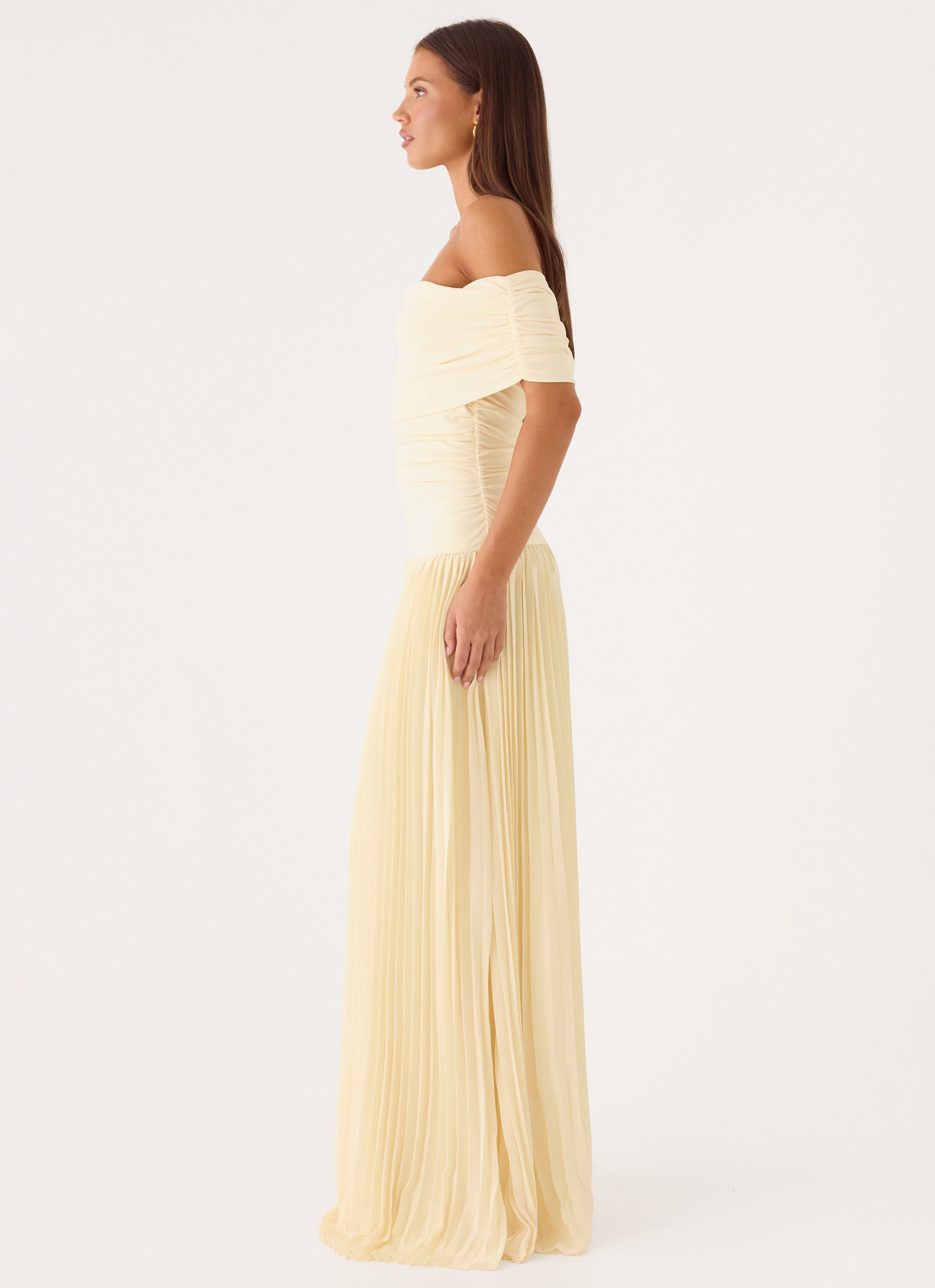 Harvest Sky Maxi Dress - Baby Yellow