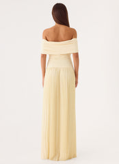 Harvest Sky Maxi Dress - Baby Yellow