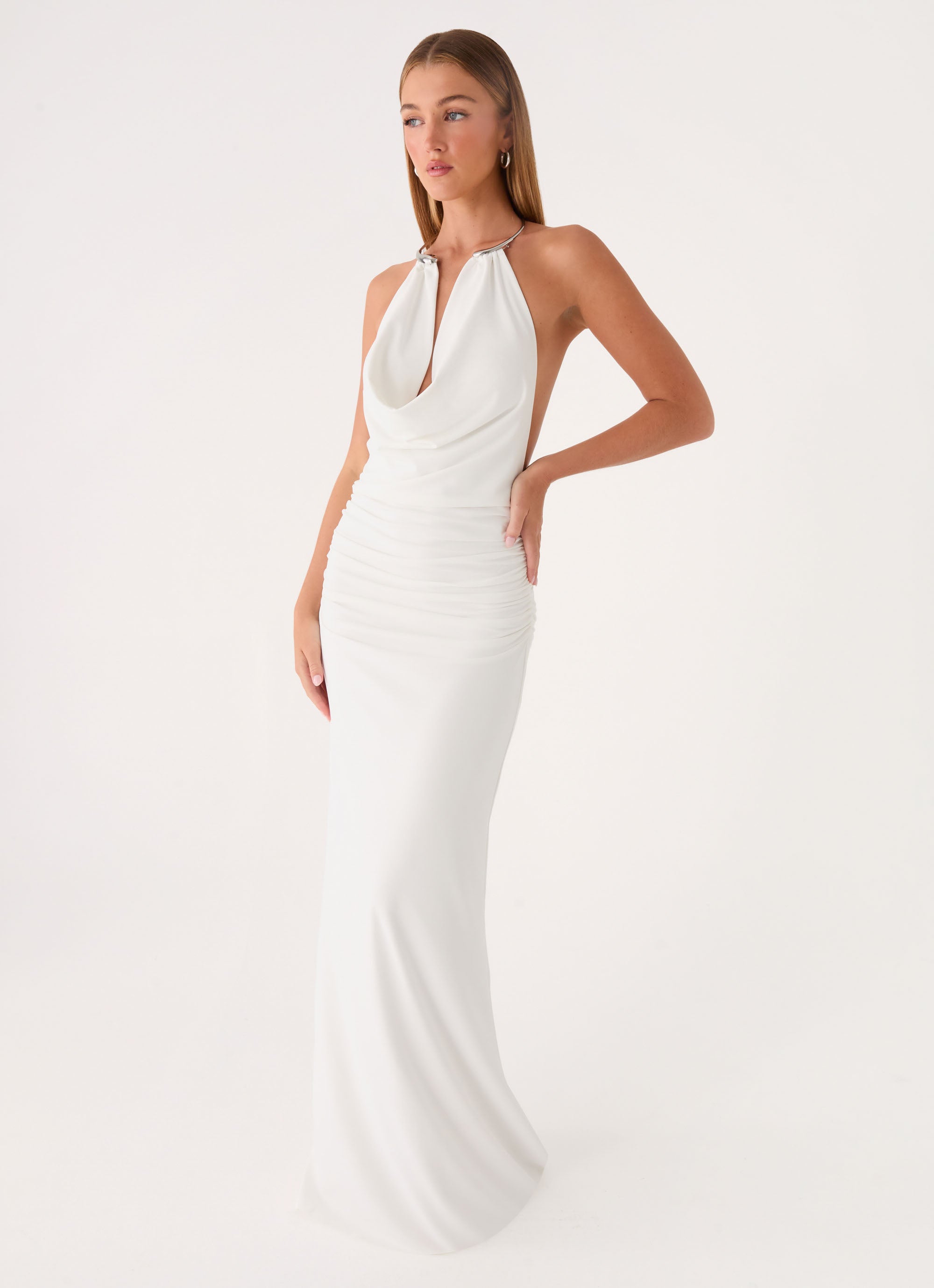 Hena Maxi Dress - White