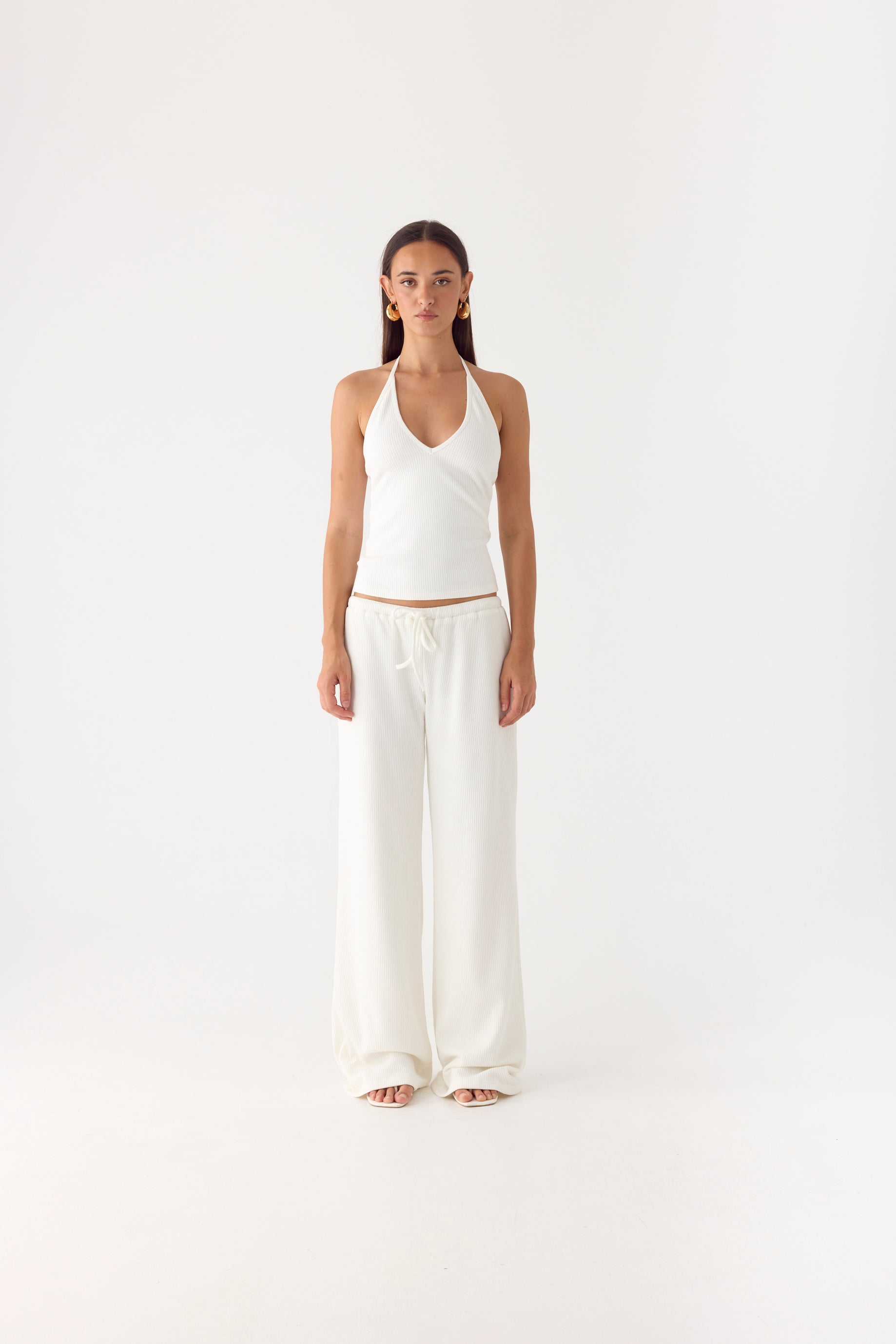 Amrita Halter Top - White