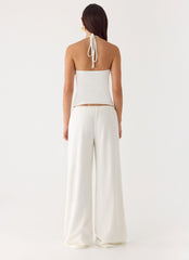 Henry Low Rise Pant - Ivory