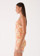 Hina Sequin Mini Dress - Sun Burnt Shimmer