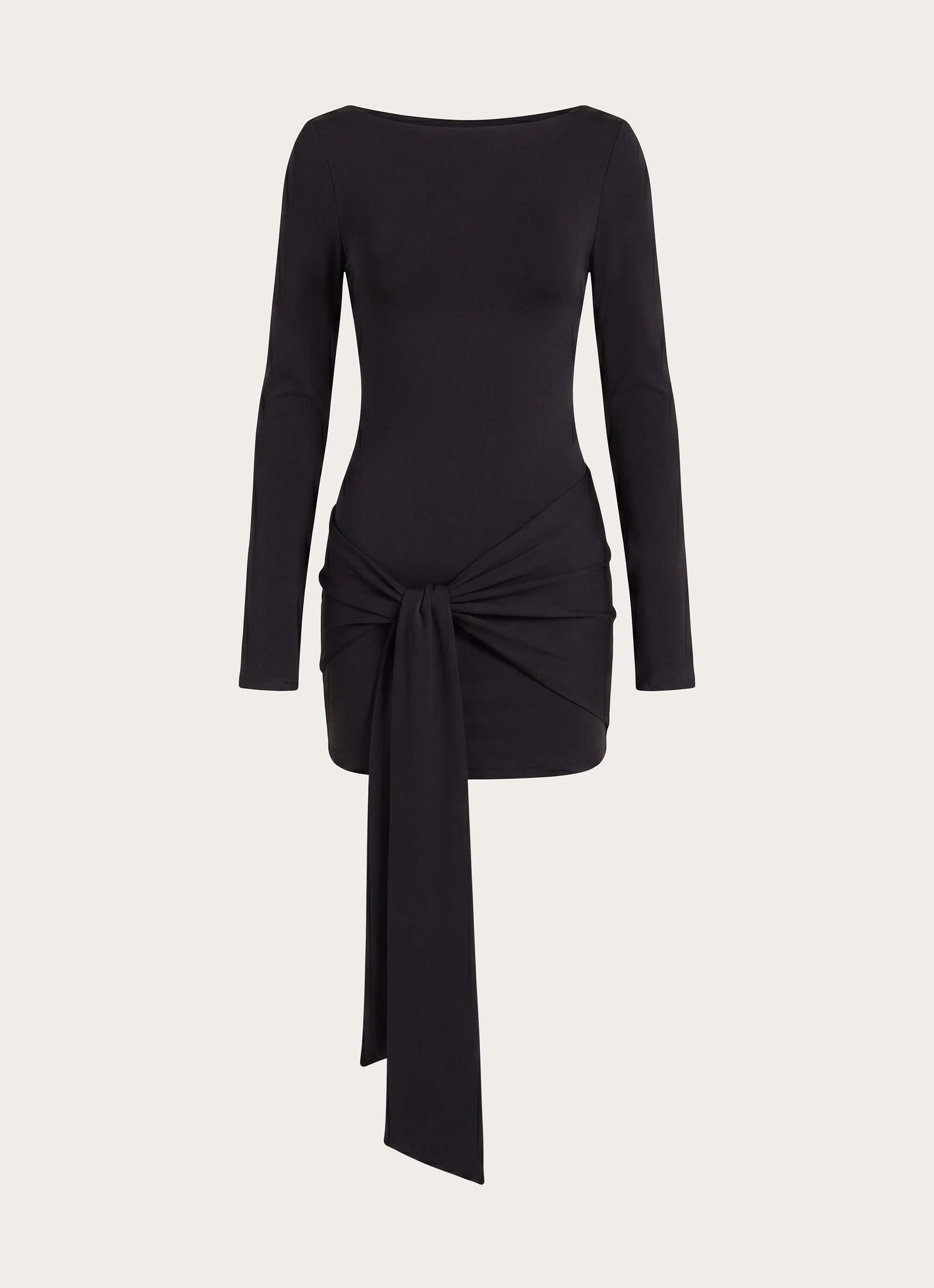Holiday Scene Mini Dress - Black