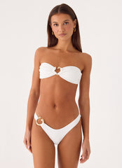 House Party Bikini Top - White