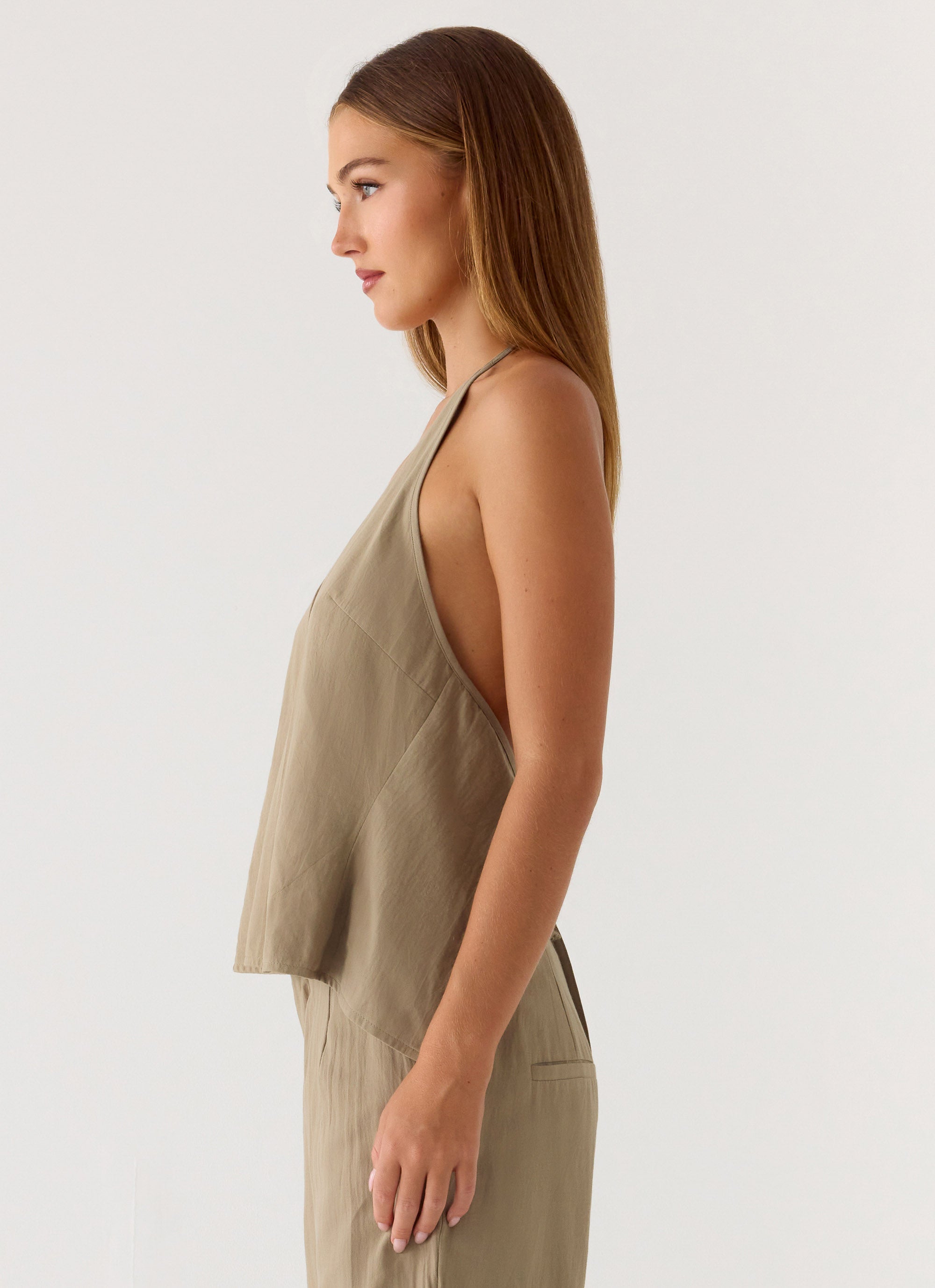 Ingrid Top - Sand Brown