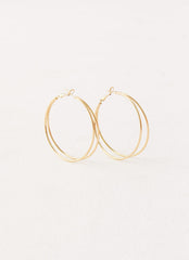 Isabetta Hoop Earrings - Gold