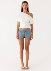 Janni Off Shoulder Top - White