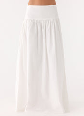 Jayne Maxi Skirt - White