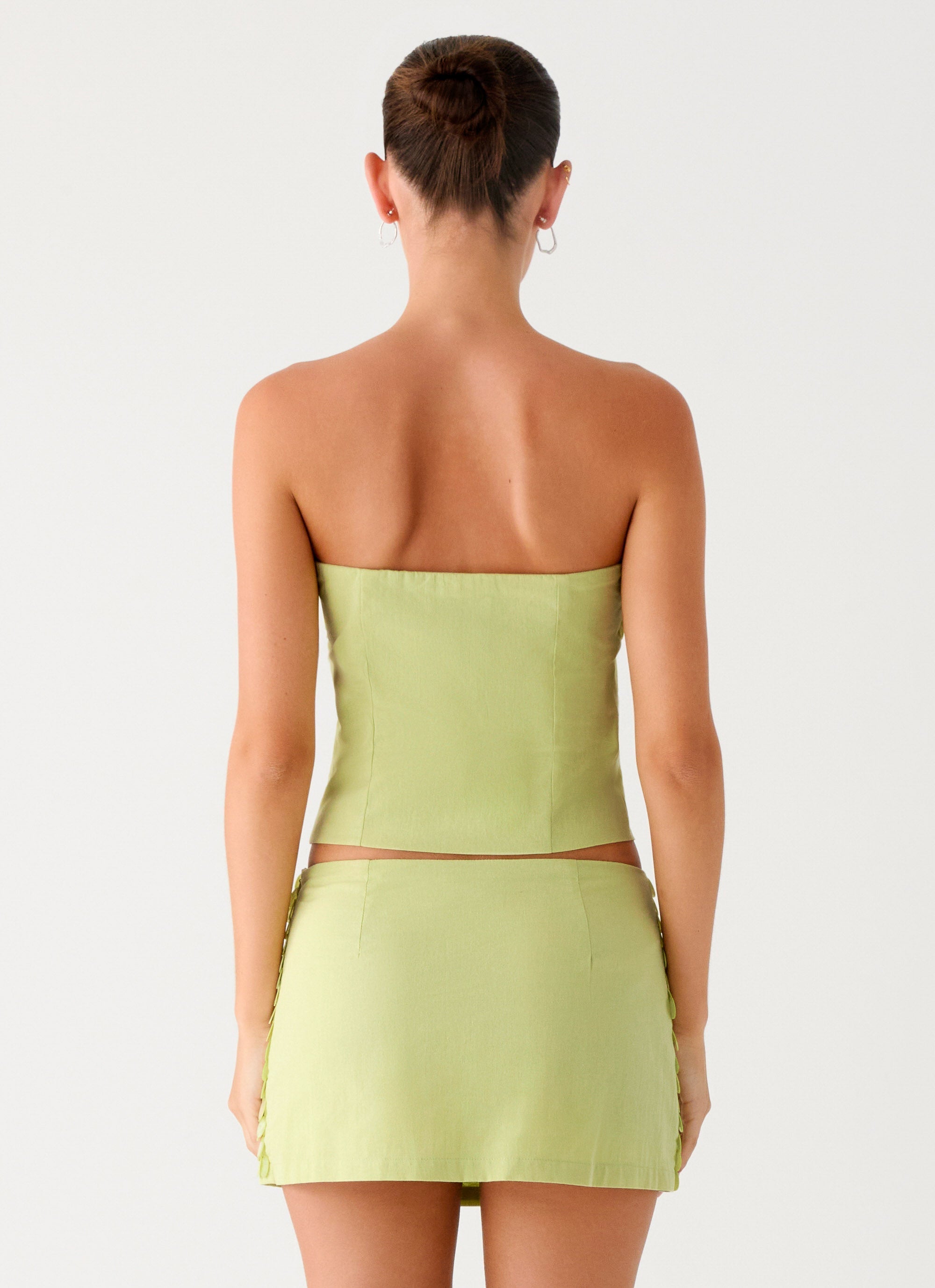 Jennie Beaded Mini Skirt - Green