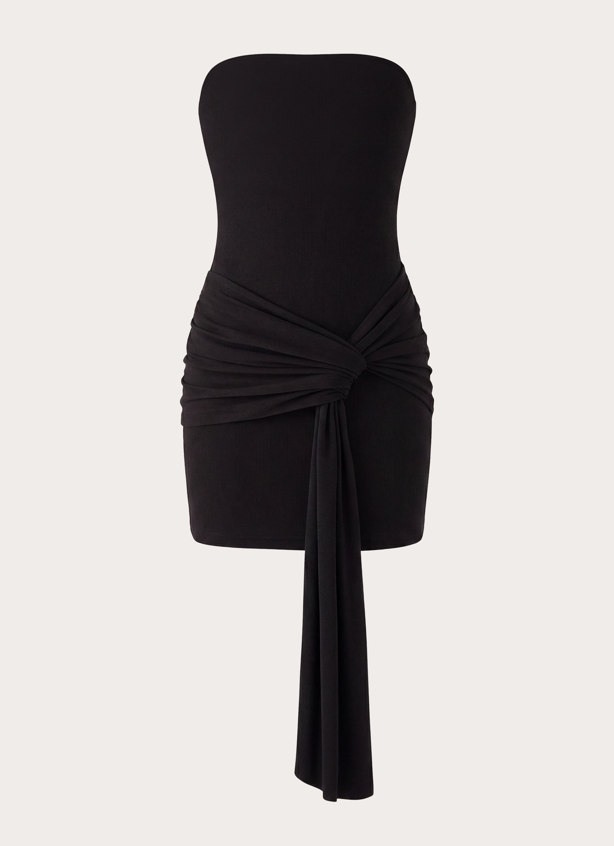 Jiliana Strapless Mini Dress - Black