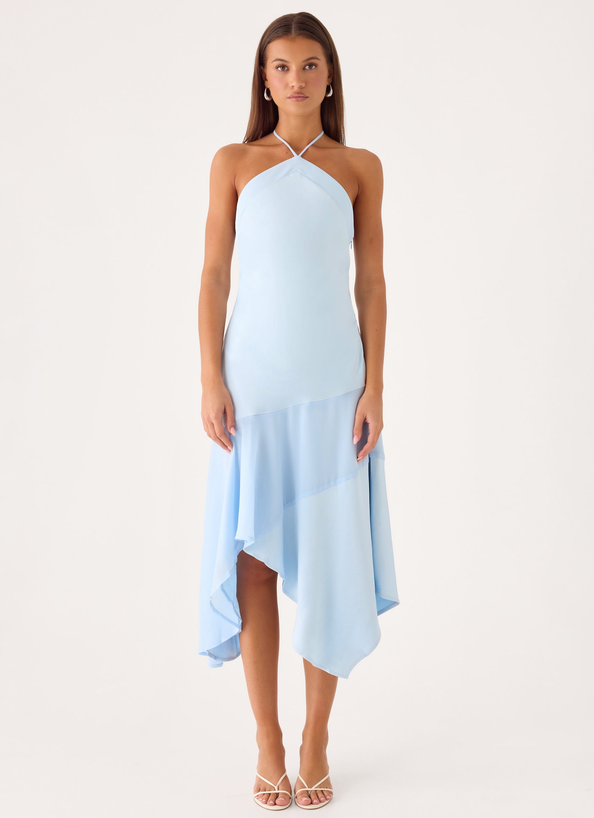 Jinli Midi Dress - Blue
