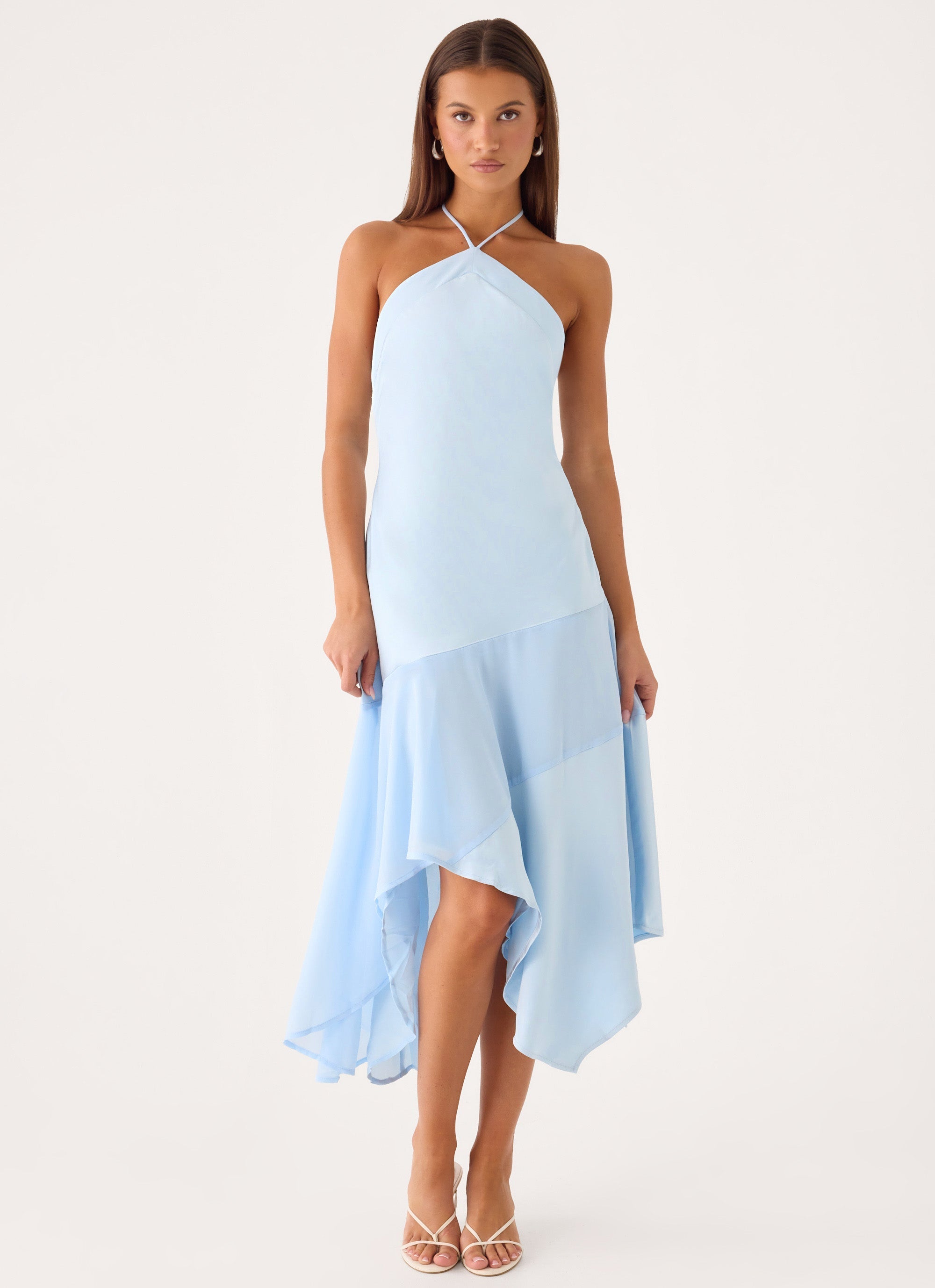 Jinli Midi Dress - Blue