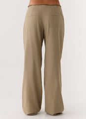 Josephina Pant - Sand Brown