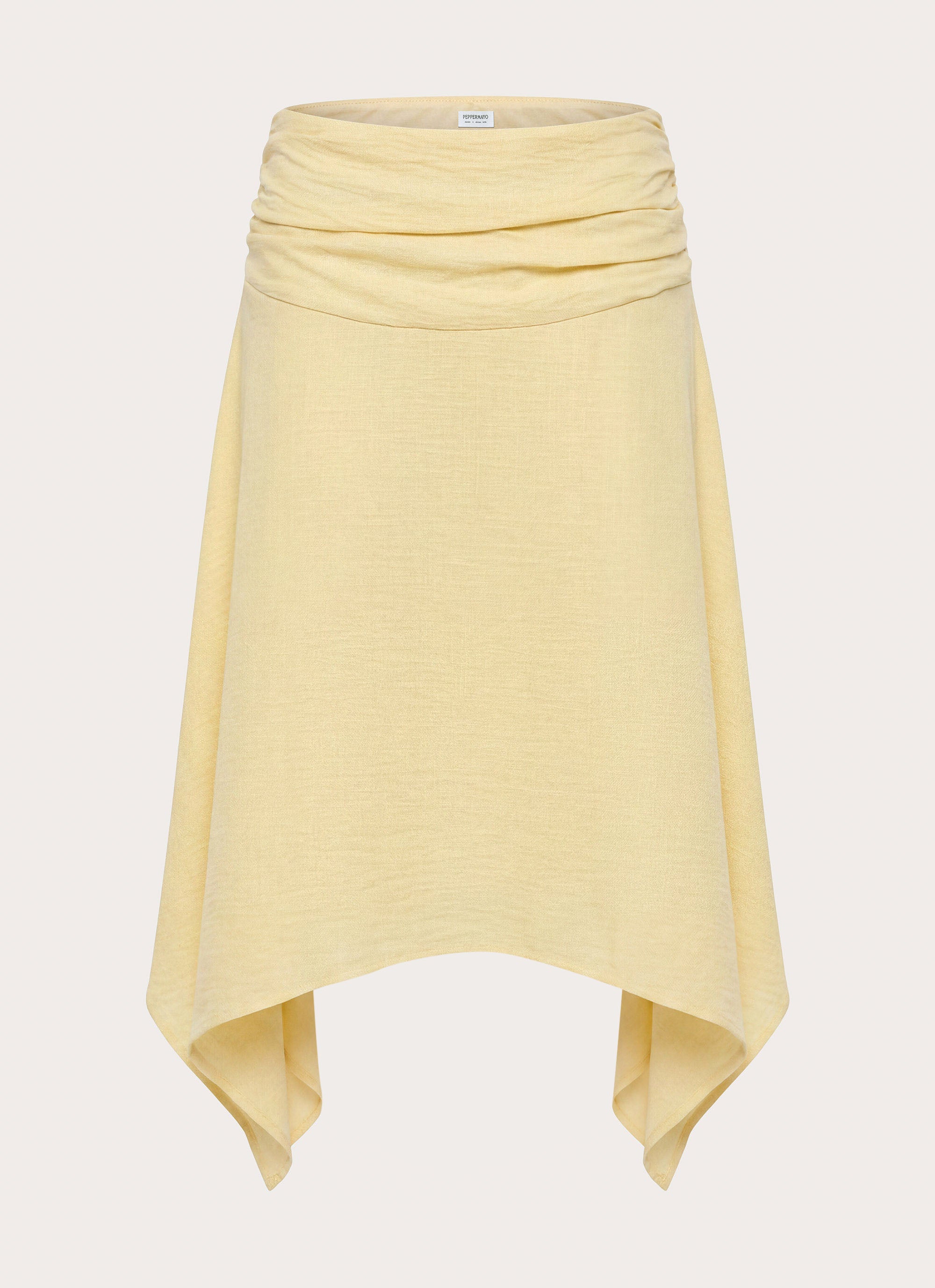 Jude Midi Skirt - Yellow Cream